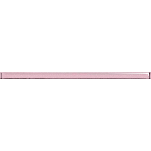 Бордюр настенный CERSANIT Universal Glass розовый 3x75 (ШТ)