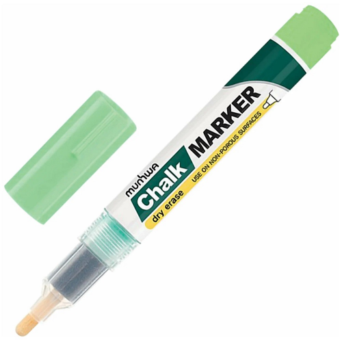 Маркер меловой MunHwa «Chalk Marker» 08-7004 3 мм, зеленый, спиртовая основа