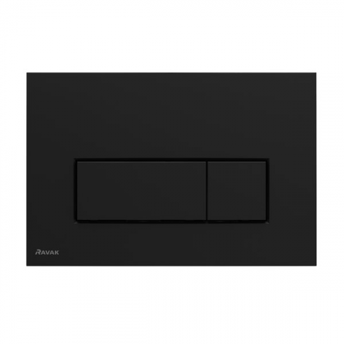 Кнопка смыва RAVAK WC Uni Slim X01744 пластик, черная