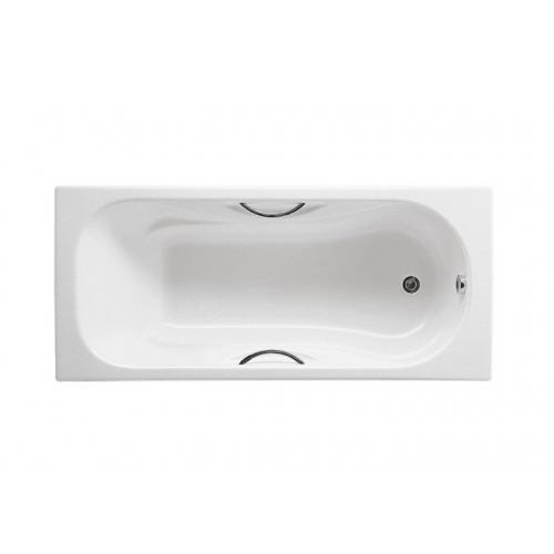 Чугунная ванна ROCA Malibu 2333G0000 170х70 с отверстиями для ручек