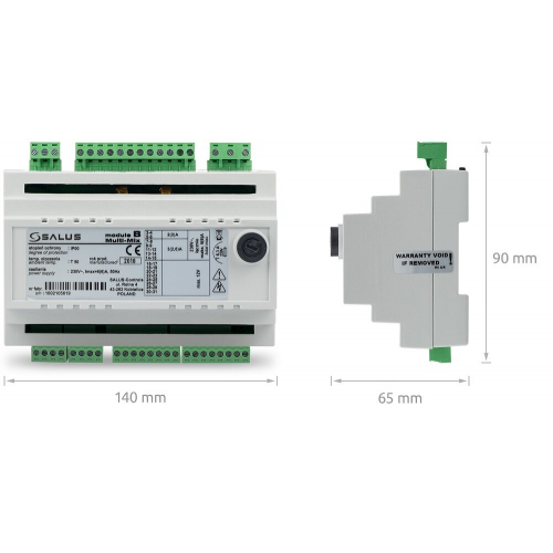 Модуль расширения SALUS Module B на 2 дополнительных регулируемых контура для контроллера Multi-Mix