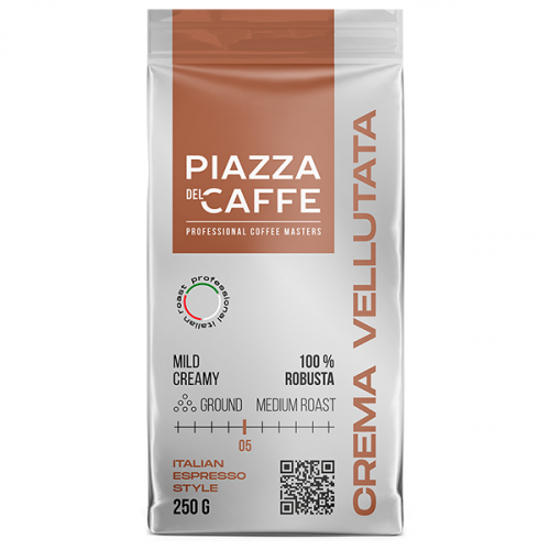 Кофе Piazza del Caffe Crema Vellutata молотый 250 гр