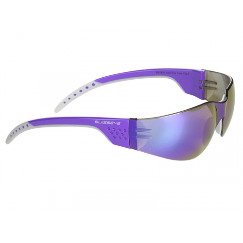 Очки SWISSEYE Outbreak Luzzone S спортивные, оправа пурпурная, линзы дымчатые BW Revo, 14076