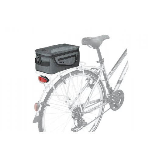 Велосумка на багажник KELLYS SPASE CITY,объем: 10л, цвет серый