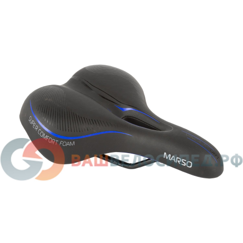 Велоседло VINCA VS 01, туристическое, 258*190 мм, цвет черный, VS 01 marso blue Vinca Sport