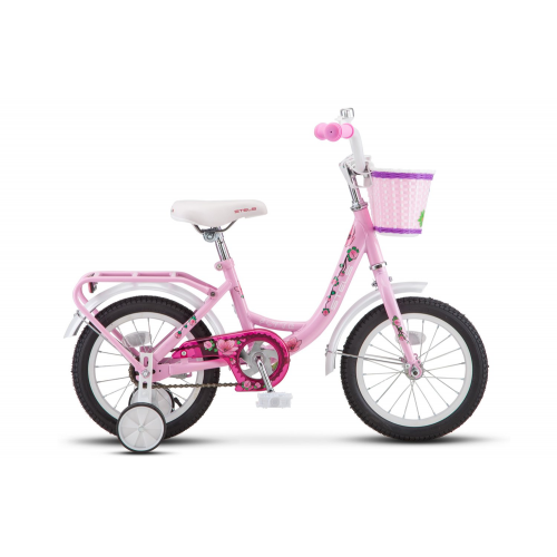 Детский велосипед Stels Flyte Lady Z011 14" 2018 (Рама: 9,5" (Рост: 90-110см), Цвет: Розовый) STELS