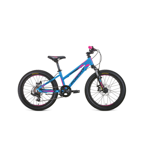 Детский велосипед FORMAT 7422 20" 2020 (Рама: 10,5" (Рост: 112-136см), Цвет: голубой) Format