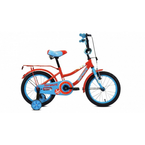 Детский велосипед FORWARD FUNKY 16" 2020 (Рост: 100-118 см, Цвет: голубой/светло-зеленый) Forward