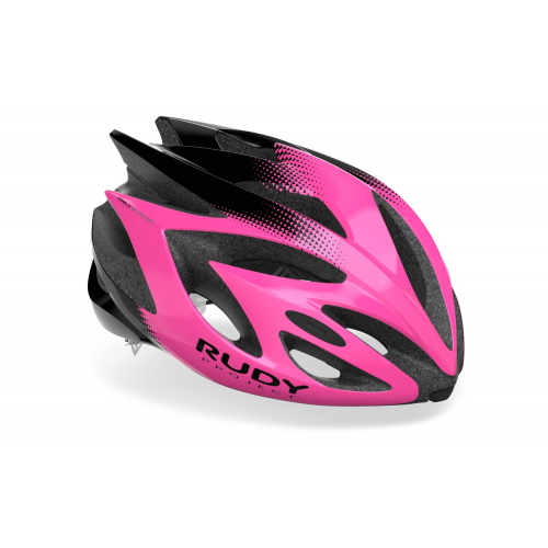 Велошлем Rudy Project RUSH Pink Fluo/Black Shiny 2020 (Размер: S (51-54 см))