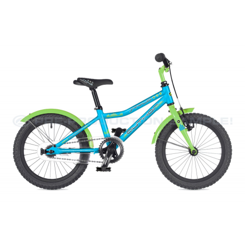 Детский велосипед Author Stylo 16" 2020 (Рама: 9" (Рост: 100-125 см), Цвет: сине-зеленый ) AUTHOR