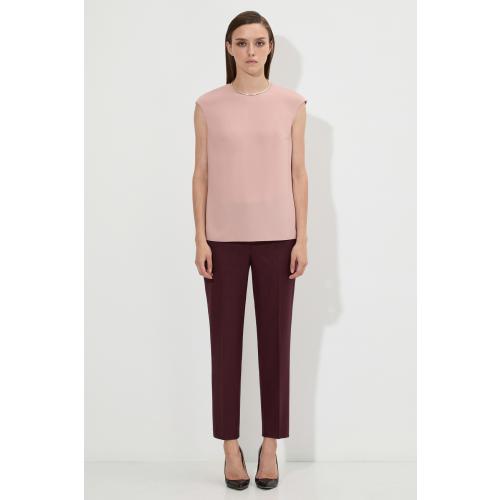 Блузка в розовом оттенке VASSA&Co V226153N-1872C34