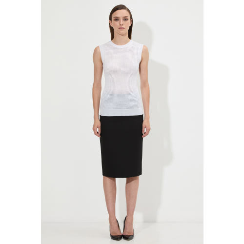Джемпер в белом цвете VASSA&Co LKL2214C00