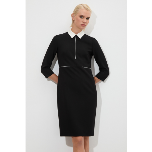 Платье со съемным воротником VASSA&Co V229250N-1176C99