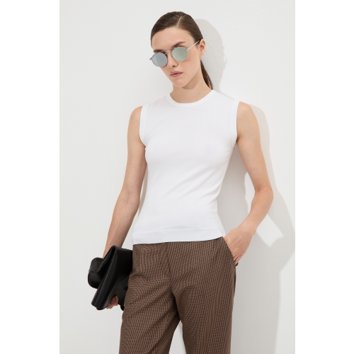 Топ в белом цвете VASSA&Co LKL2217C00