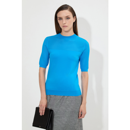 Джемпер в синем оттенке VASSA&Co LKL2213C57