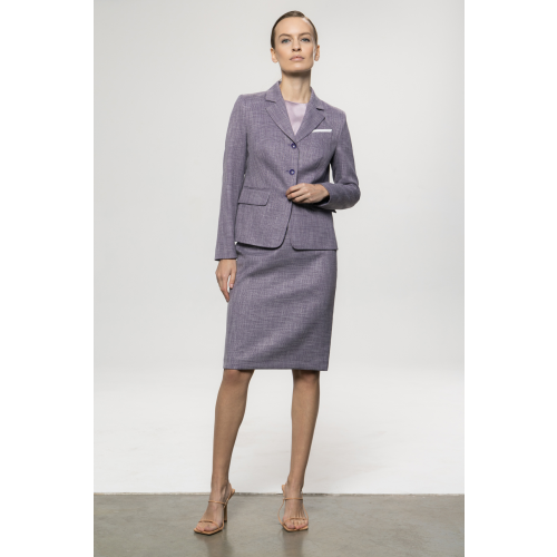 Классический жакет в лиловом оттенке VASSA&Co V235365N-1784C28