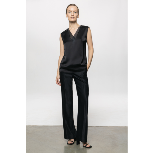 Блузка из 100% вискозы VASSA&Co V236580N-1351C99