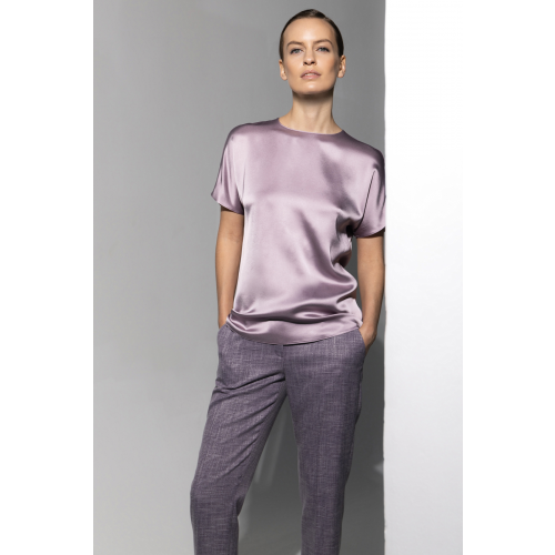 Блузка из 100% вискозы VASSA&Co V236582N-1720C30