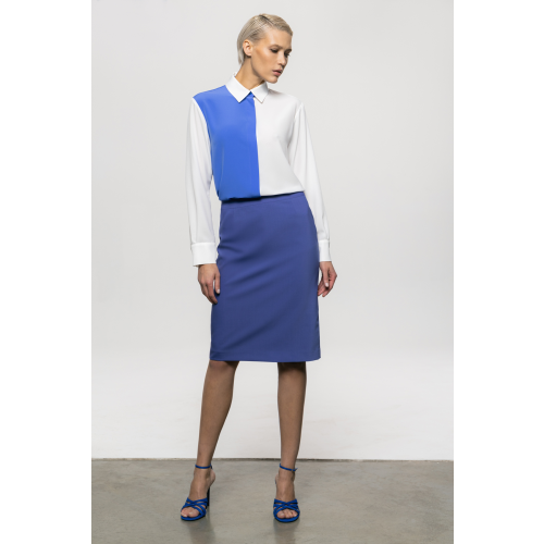 Юбка-миди из костюмной ткани VASSA&Co V237824N-1145C36