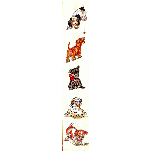 Набор для вышивания Eva Rosenstand 13-241 Собачки, 5 сюжетов