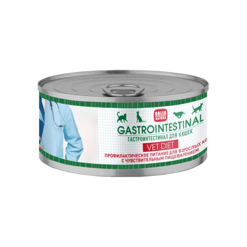 Влажный корм Solid Natura VET Gastrointestinal диета для кошек 0,1 кг